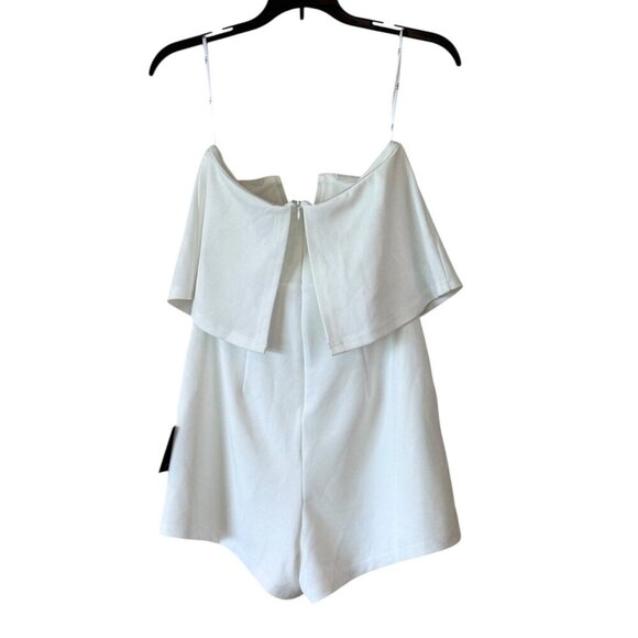 Lulu's Women's Power of Love Strapless Romper Ivory Size S NWT - Picture 3 of 6